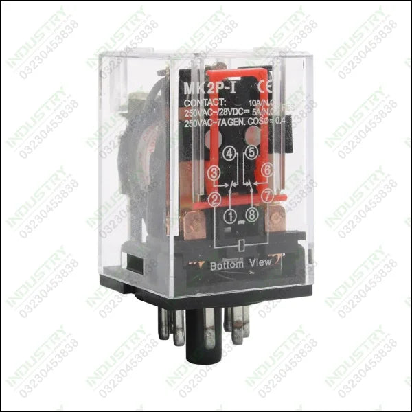 CNC Power Relay 8 Pin MK-2P in Pakistan - industryparts.pk
