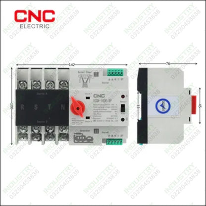 CNC YCQ4-100E/4P ATS Automatic Dual Power Switch in Pakistan