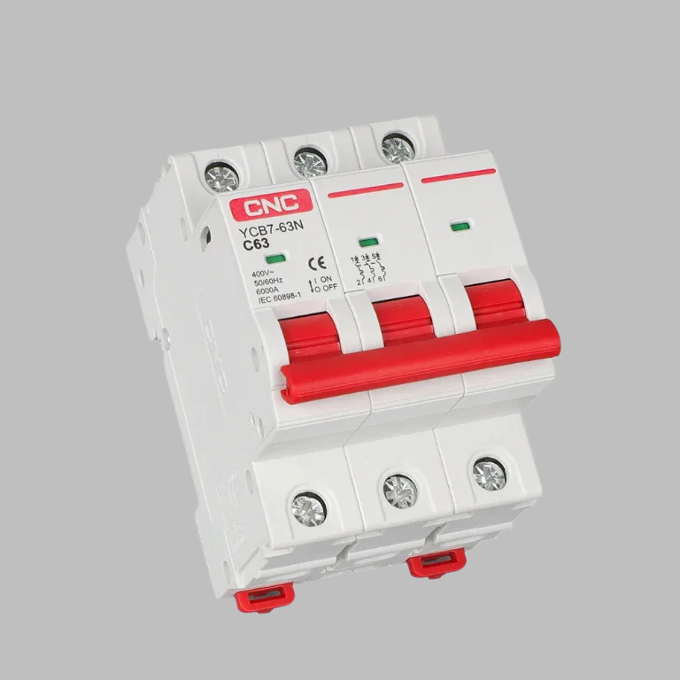 CNC YCB7-63N 3-Pole AC Miniature Circuit Breaker in Pakistan