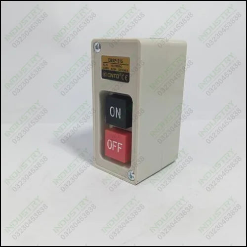 CNTD HQ Power Pushbutton Switch 2.2kW 15A 3P CBSP-315 in Pakistan - industryparts.pk