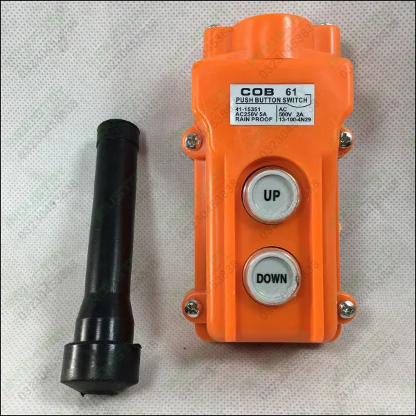 COB-61 Push Button Switch UP-DOWN Rain Proof in Pakistan - industryparts.pk