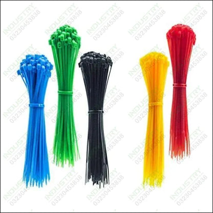 6 Inch Cable Ties 5 Multi-colors in Pakistan - industryparts.pk