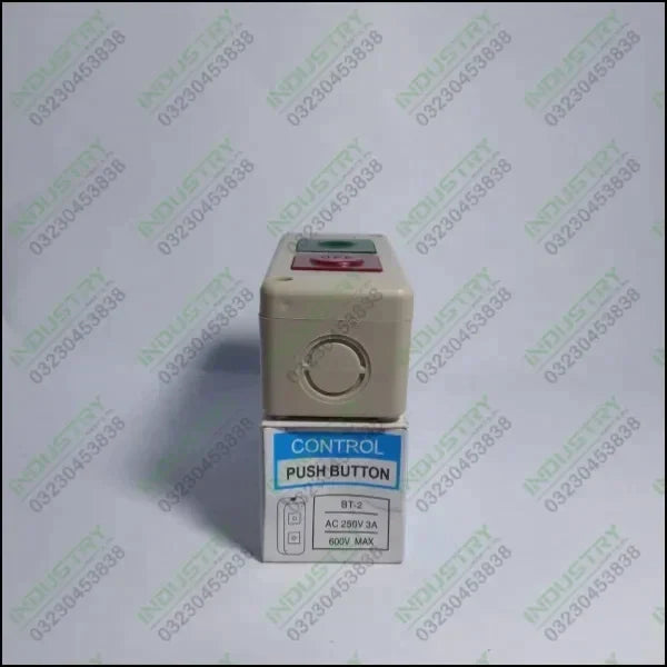 Control Push Button BT-2  AC 250V 3A in Pakistan - industryparts.pk