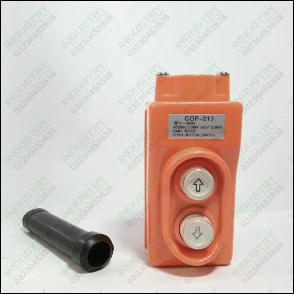 COP-213 Up Down Rain Proof Pushbutton Switch AC 250V 500V in Pakistan - industryparts.pk