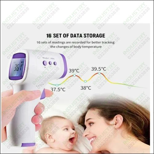 cry F02 Digital Forehead Thermometer Infrared Baby Thermometer - industryparts.pk