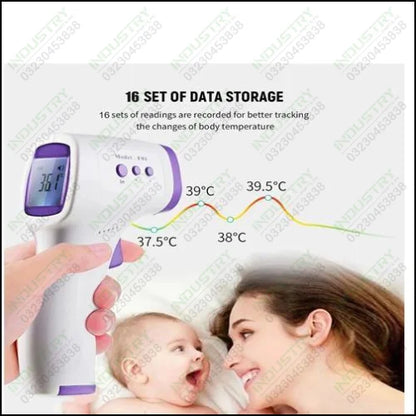 cry F02 Digital Forehead Thermometer Infrared Baby Thermometer - industryparts.pk