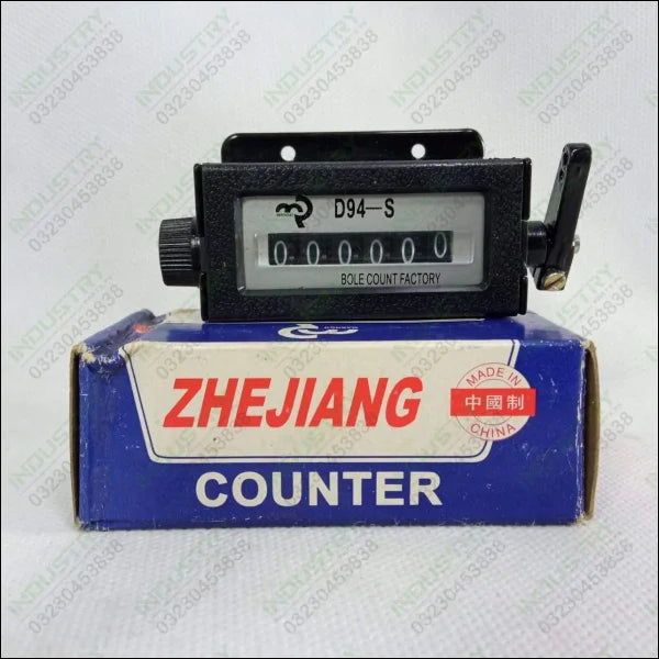 D94-S 6 digit Mechanical Pulling Counter half roll counter  In Pakistan - industryparts.pk