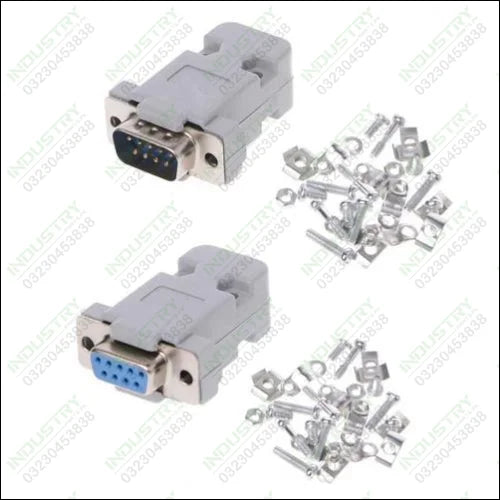 DB-9 DB9 RS232 Male Connector 10 Pcs In Pakistan - industryparts.pk