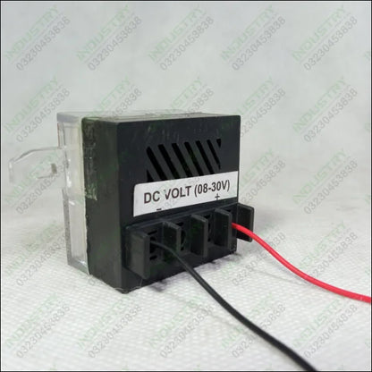 DC Volt Meter Range 8 to 30V Led Digital Voltage Panel Meter in Pakistan - industryparts.pk