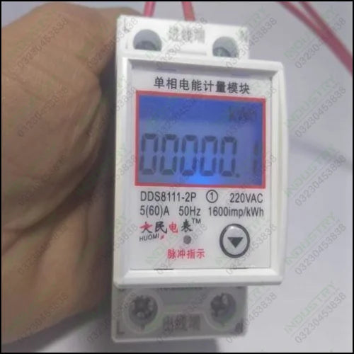 DDS8111-2p 1600imp kWh Digital KWh Measuring Meter in Pakistan - industryparts.pk