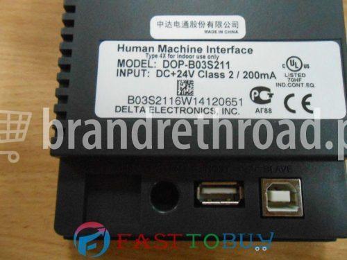 DOP-B03S211 Delta touch Screen HMI DOP-B03S211 480x272 4.3 inch 2 COM - industryparts.pk