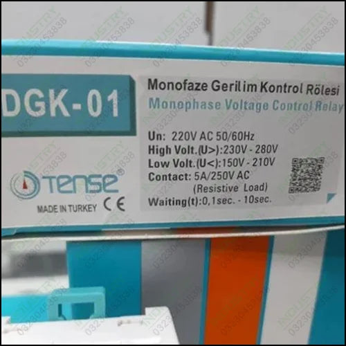 DGK-01 Digital MonoPhase Voltage Control Relay Tense in Pakistan - industryparts.pk