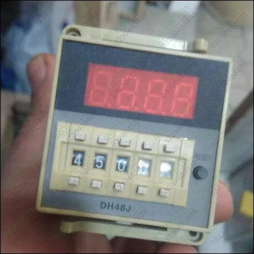 DH48J 8 pin contact/sensor signal input digital counter relay in Pakistan - industryparts.pk