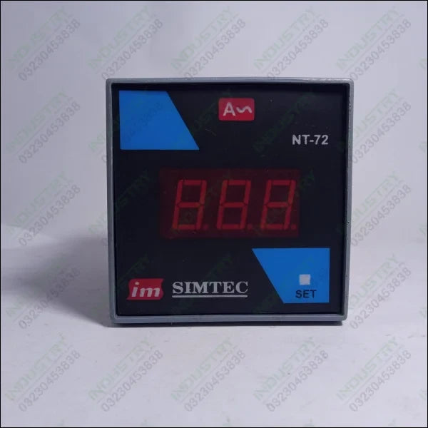 Digital Ampere Meter NT-72 Simtec Panel ampare meter in Pakistan - industryparts.pk