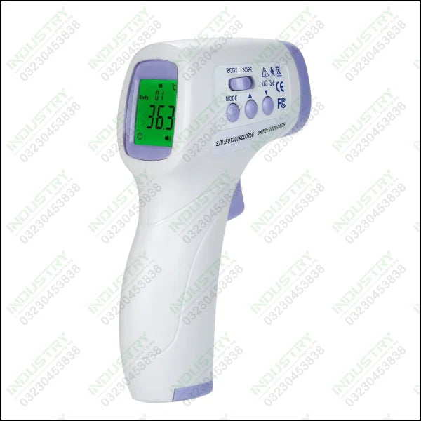 Digital Infrared Non Contact Body Forehead Thermometer Gun - industryparts.pk