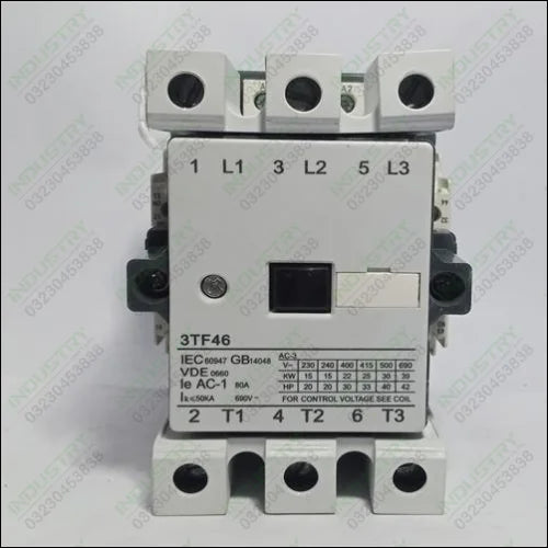 DIN Rail 3TF46 Siemens Contactor 45 AMP 3 Pole USED  in Pakistan - industryparts.pk