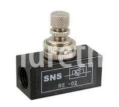 Heschen pneumatic Flow Speed Control Valve RE-02 1/4 PT Port Size two - industryparts.pk