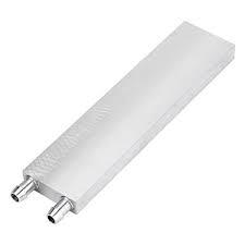 Aluminium Water Cooling Block 40mm X 200mm For Liquid Water Cooler Heat Sink system in Pakistan - industryparts.pk