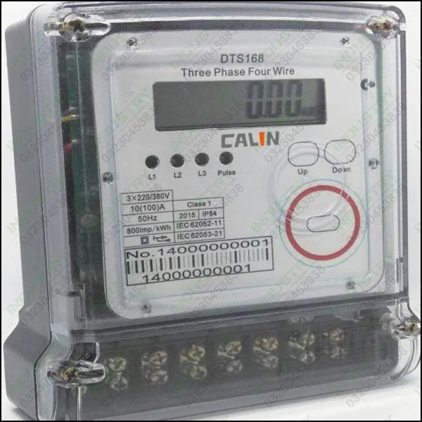 DTS168 Three Phase Four Wire Whole Current Energy Meter in Pakistan - industryparts.pk