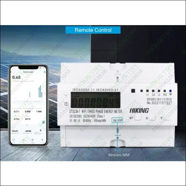 DTS238-7 WIFI Tuya APP Smart Bidirectional Three-Phase  Energy Meter in Pakistan