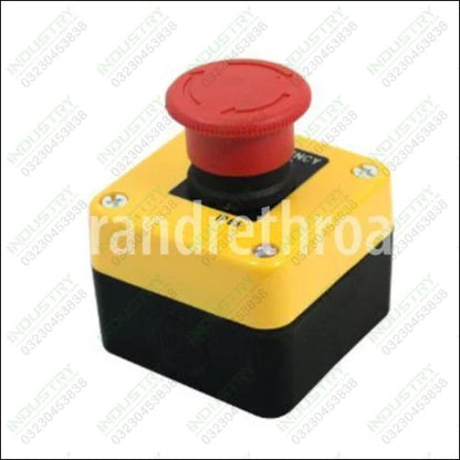 E-Stop Switch, 22mm, NC, Red color - industryparts.pk