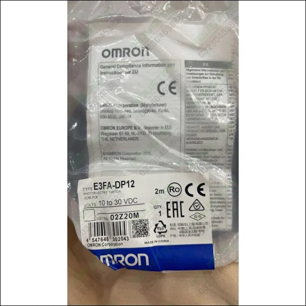 E3FA-DP12 Photoelectric Sensor in Pakistan - industryparts.pk