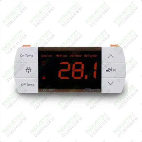 EK-3021 Digital Temperature Controller Refrigeration System with Defrost Mode Elitech in Pakistan - industryparts.pk