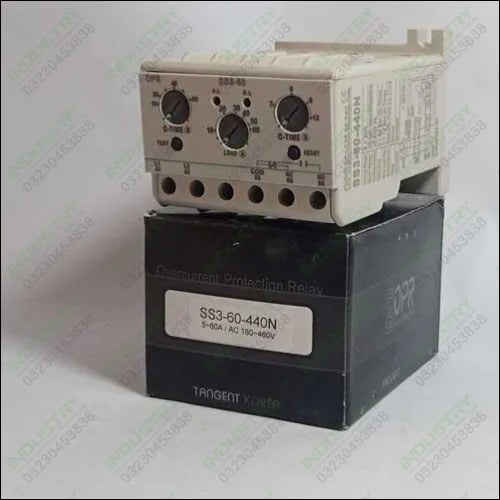 Electronic Over Current Relay SS3-60-40NN 5~60A Protection Relay - industryparts.pk