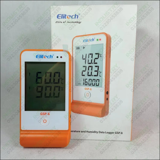 Elitech GSP-6 Digital Temperature and Humidity Data logger in Pakistan - industryparts.pk