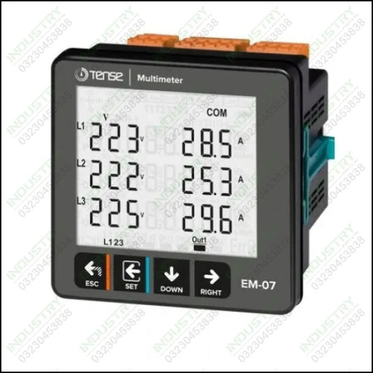 EM-07 Adjustable Multimeter with 71.5×61.5 Glass LCD Screen in Pakistan
