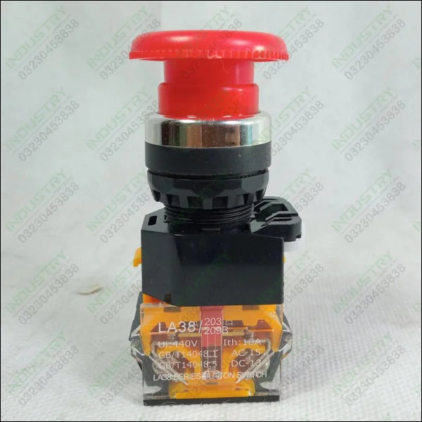 Emergency Stop Selector Switch Button Tik Tik in Pakistan - industryparts.pk