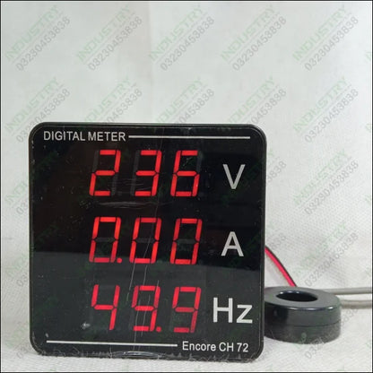 Encore CH 72 Digital Meter AC Voltage Power Frequency Combination Meter in Pakistan - industryparts.pk