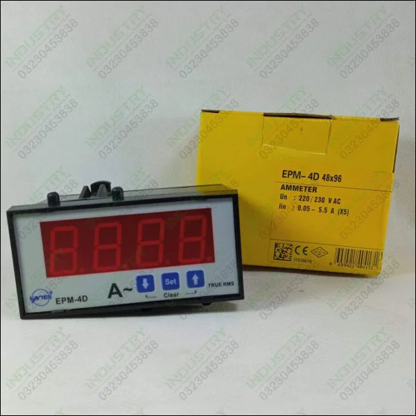 EPM-4D 48 x 96 Ammeter ENTES in Pakistan - industryparts.pk