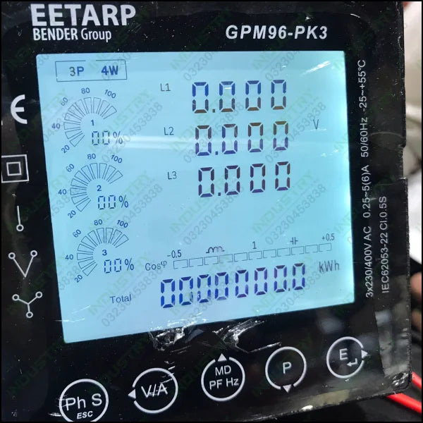 ETARP GPM96-PK3 Single/Three Phase Electric Energy Panel Meter in Pakistan