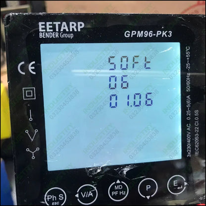 ETARP GPM96-PK3 Single/Three Phase Electric Energy Panel Meter in Pakistan