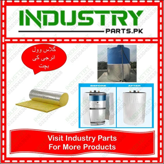 Fiber Glass Wool  roll heat resistent heat insulator in Pakistan - industryparts.pk