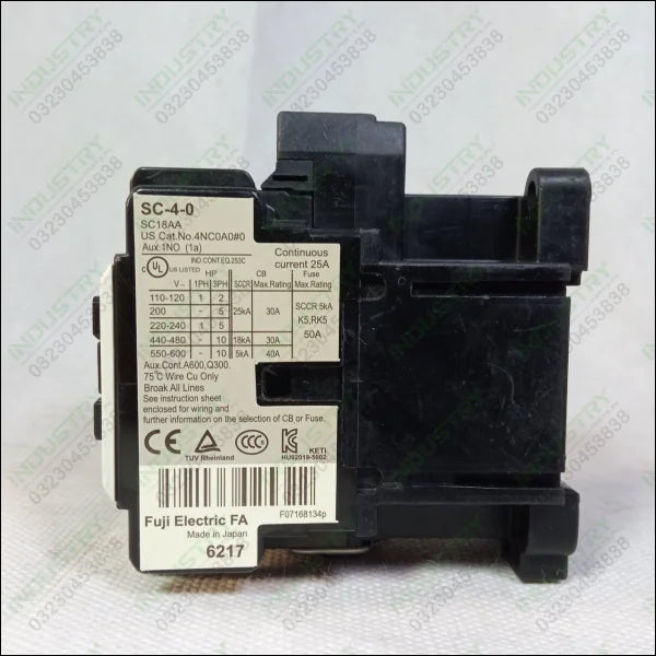 Fuji SC-4-0 Magnetic Contractors Lot in Pakistan - industryparts.pk