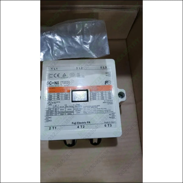 Fuji SC-N8 2a2b Magnetic Contactor 3 Pole in Pakistan - industryparts.pk