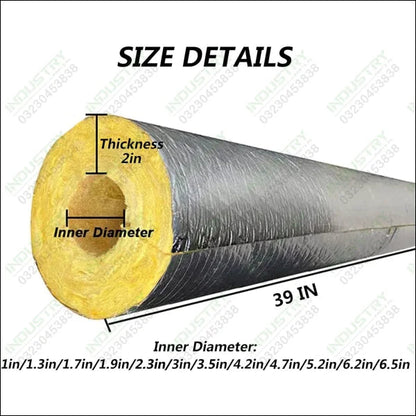 Glass Wool Thermal Insulation Tube Shell in Pakistan