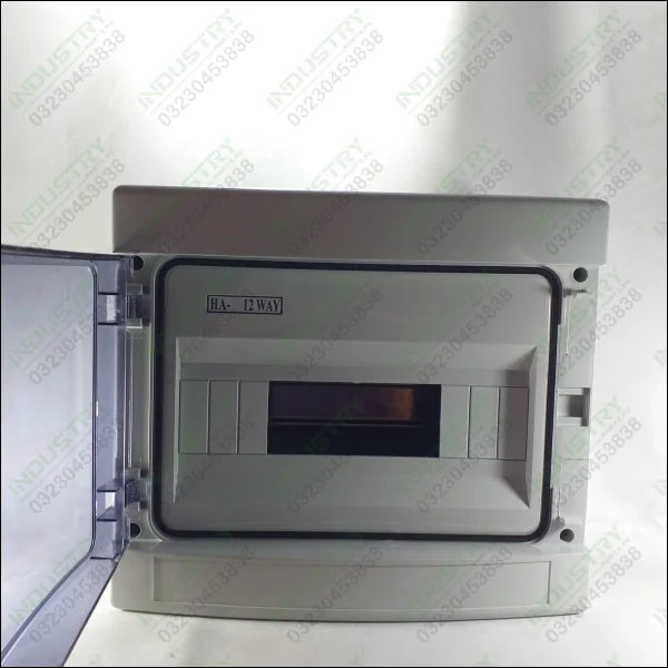 HA 12 Way IP65 Waterproof Outdoor Electrical Enclosure Distribution Plastic Box 12 Breakers Box in Pakistan - industryparts.pk