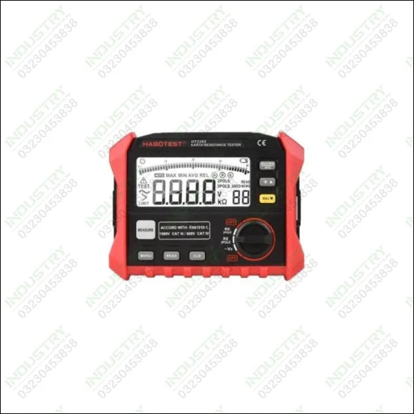 Habotest HT-2302 2P and 3P Earth Resistance Tester Meter 250V in Pakistan - industryparts.pk