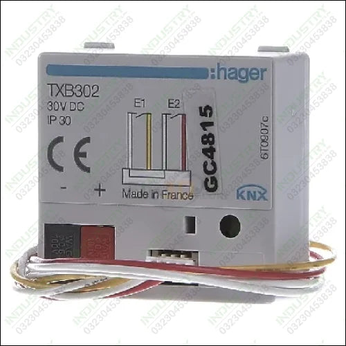 Hager 2 Channel binary input 2-fold TXB302 in Pakistan - industryparts.pk