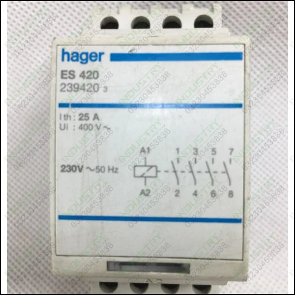 Hager Contactor ES420 in Pakistan - industryparts.pk