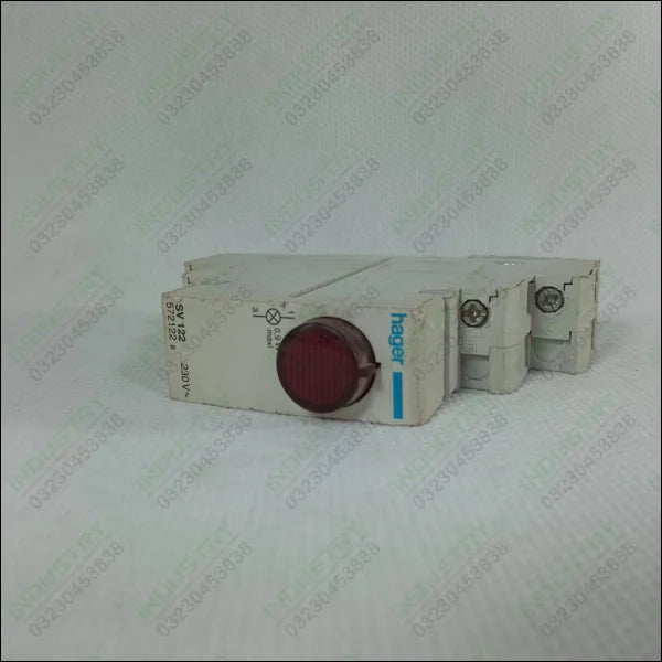 HAGER Red Indicator SV122 250V Red Signal Light 1 MOD Din Mount in Pakistan - industryparts.pk