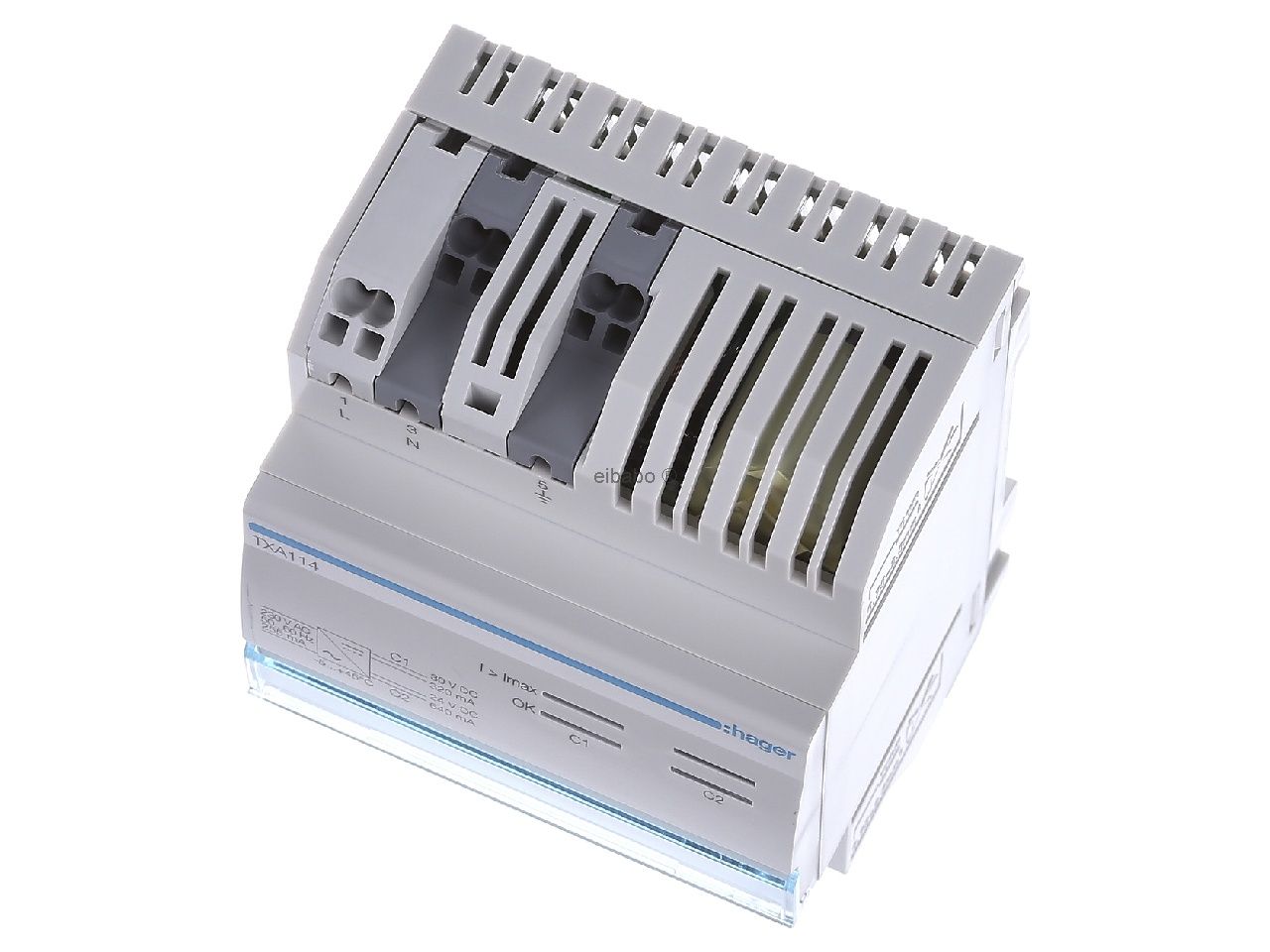 Hager TXA114 KNX Power Supply 2 Outputs 320mA 24VDC in Pakistan