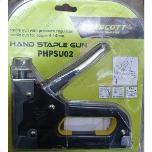 Hand Staple Gun With Pressure Regulator 4-14mm - industryparts.pk