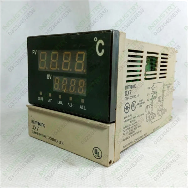 Hanyoung Nux DX7 Digital Temperature Controller 72X72 Pt Relay in Pakistan - industryparts.pk