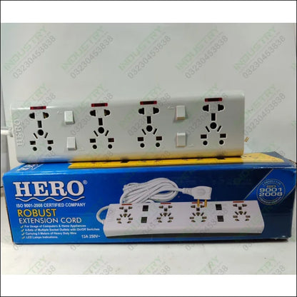 HERO ROBUST EXTENSION CORD 13A 250V in Pakistan