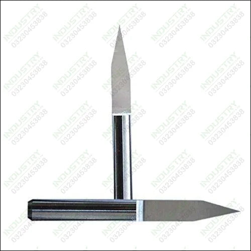 High Precision Flat Bottom CNC Router Tools Cutting Bits Carving Tools V Shape Engraving Bit - industryparts.pk