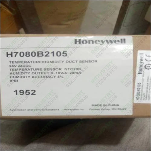 Honeywell H7080B2105 Temperature/Humidity Duct Sensor - industryparts.pk